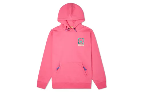 Converse Sweatshirts Men's Pink Hooded Moderate Regular
