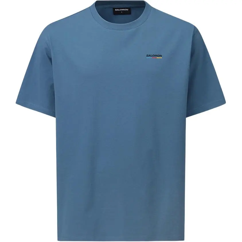 SALOMON UNI T Shirt Unisex Blue