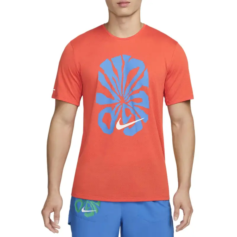 Nike Rise 365 Run Energy Dri FIT T Shirt Men's Orange