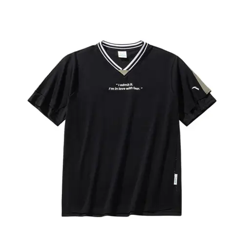 Anta Outdoor Collection T Shirt Men's Basic Black/Lime