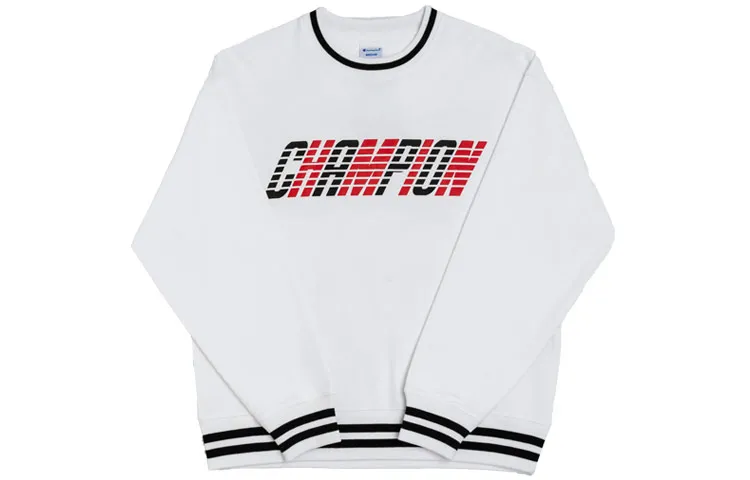 Champion Sweatshirt Japan Version Unisex White