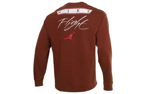 Jordan Sweatshirts Men's Umber Crew Neck Moderate Regular