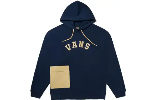 Vans Sweatshirts Unisex Dark Blue Hooded Moderate Other