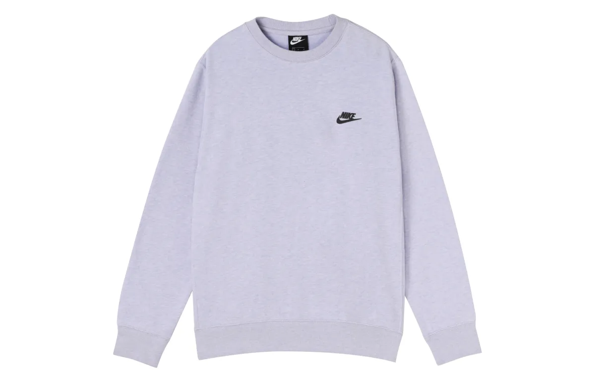 Nike Sweatshirts Men's Pink Purple Crew Neck Moderate Regular