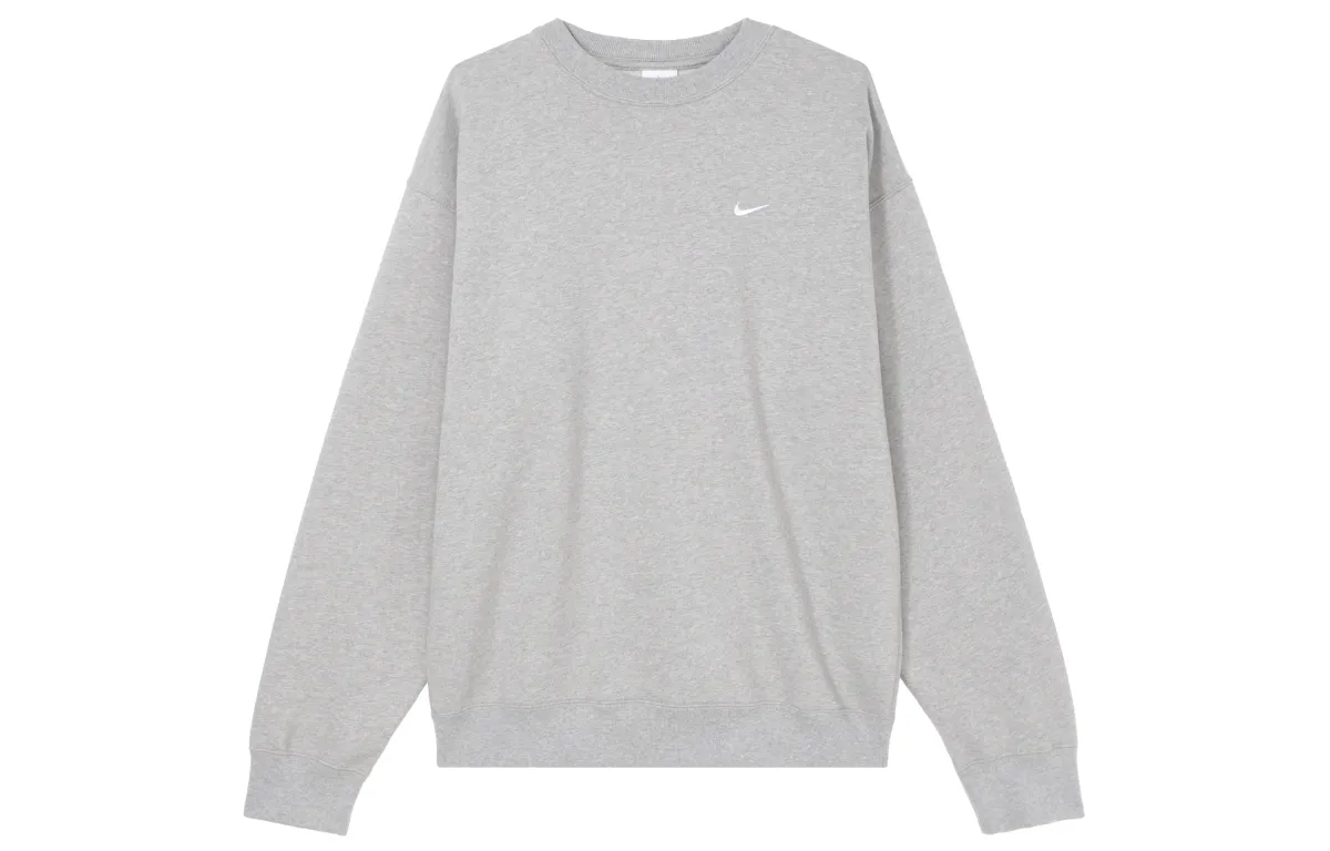 Nike Solo Swoosh Sweatshirt Men's Gray