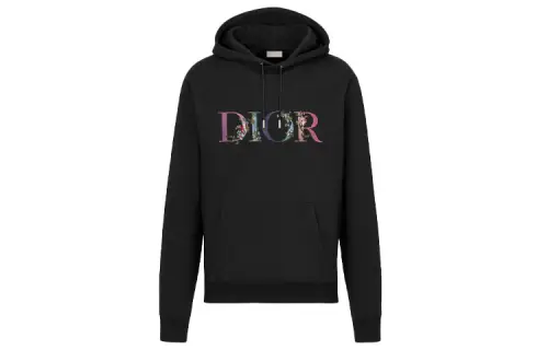 DIOR Flowers Embroidered Hoodie