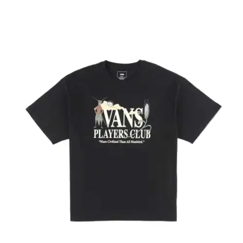 Vans T Shirts Men's Black Crew Neck