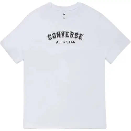 Converse T Shirts Unisex White Crew Neck Moderate