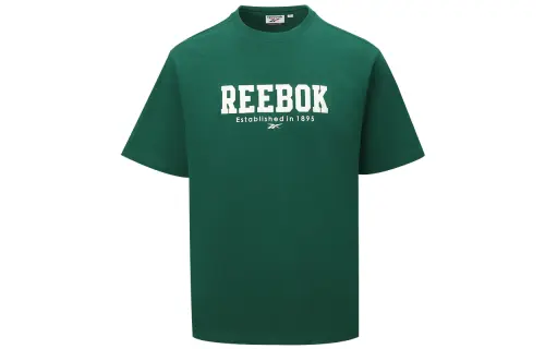 Reebok T Shirt Unisex Dark Green