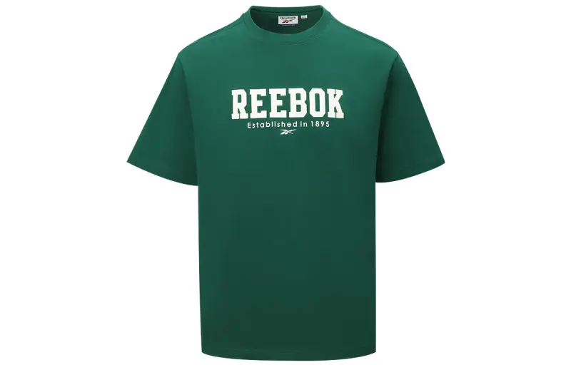 Reebok T Shirt Unisex Dark Green
