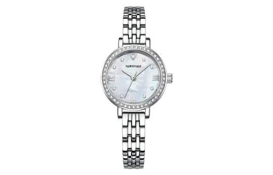 FAIRWHALE Smart Series Women's Watch Quartz Movement Stainless Steel Watchband Watch Women's Watch White Dial