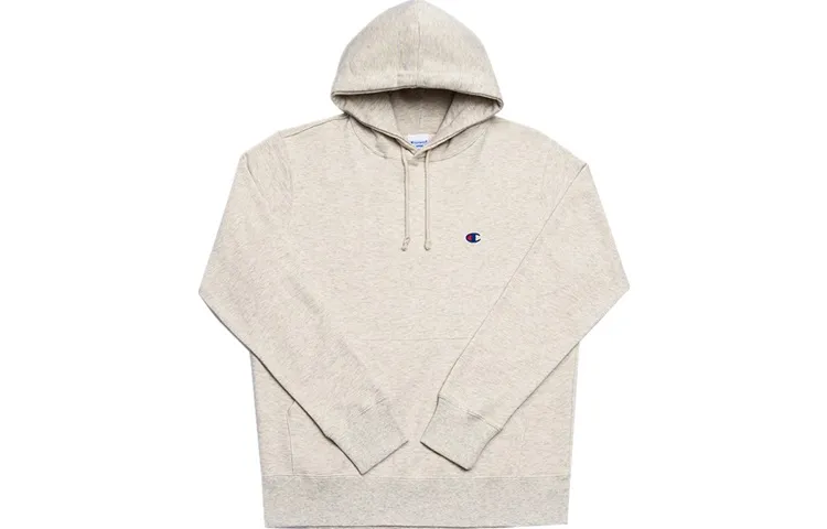 Champion Sweatshirt Japan Version Unisex Oat White