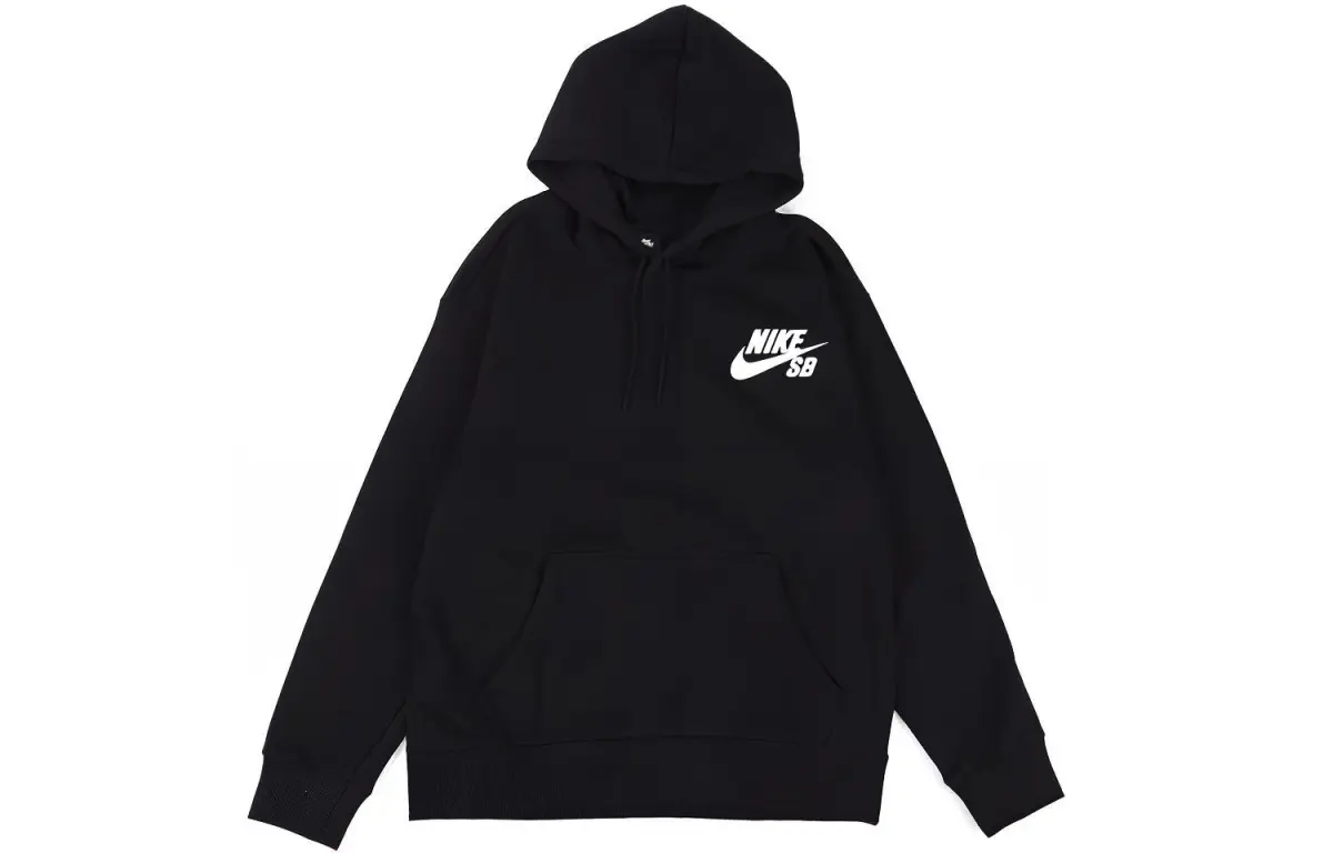 Nike Sweatshirts Men's Black Hooded Moderate Regular