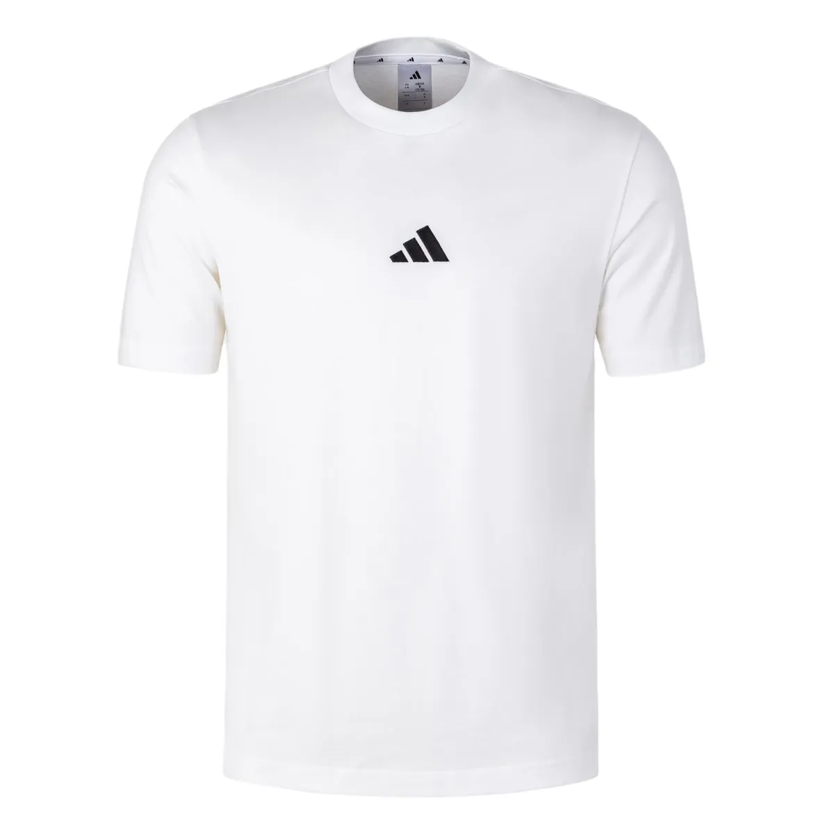 Adidas ESSENTIALS SINGLE JERSEY T Shirt Men's White/Black