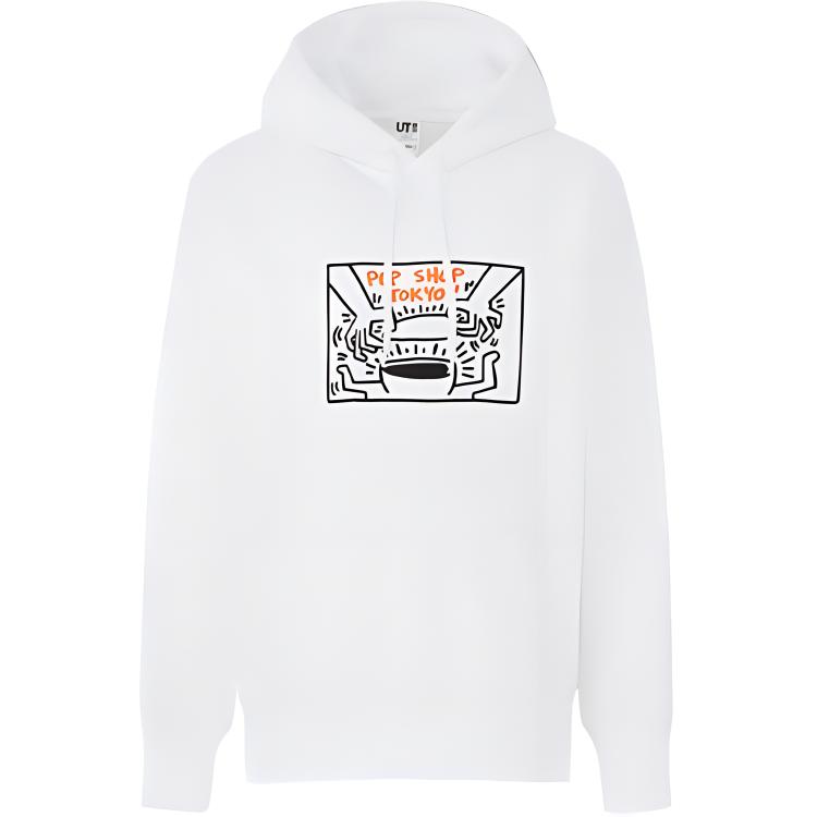 UNIQLO x Keith Haring X Tokyo Sweatshirt Unisex White Couple's