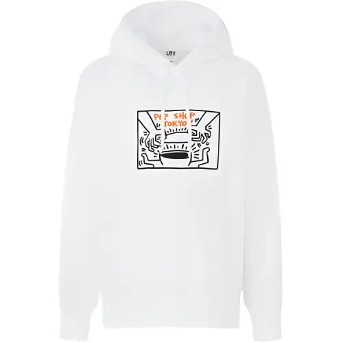 UNIQLO x Keith Haring X Tokyo Sweatshirt Unisex White Couple's