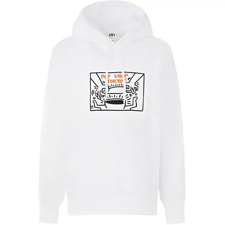UNIQLO x Keith Haring X Tokyo Sweatshirt Unisex White Couple's