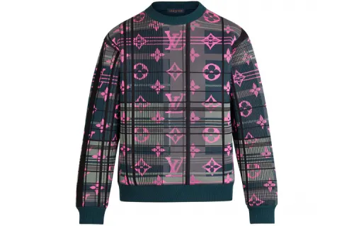 LOUIS VUITTON Monogram Jacquard Sweatshirt