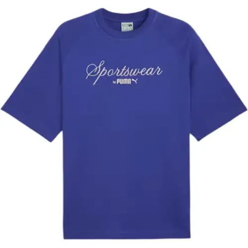 PUMA CLASSICS+ T Shirt Men's Lapis Lazuli