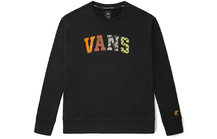 Vans Sweatshirts Unisex Black Crew Neck Moderate