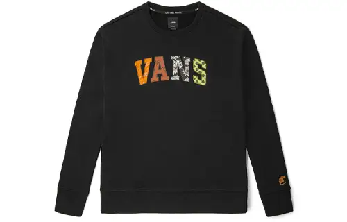 Vans Sweatshirts Unisex Black Crew Neck Moderate Regular