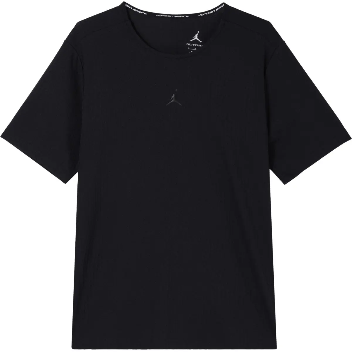 Jordan T-Shirts Men's Black Crew Neck Moderate Straight Fit