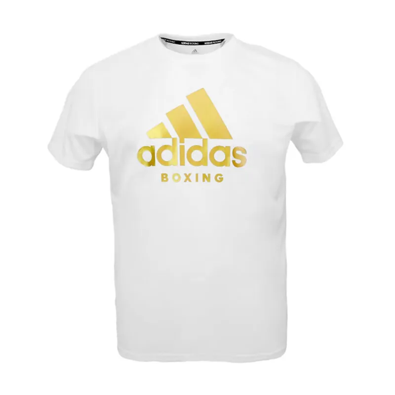 Adidas T-Shirts Men's White Crew Neck Moderate