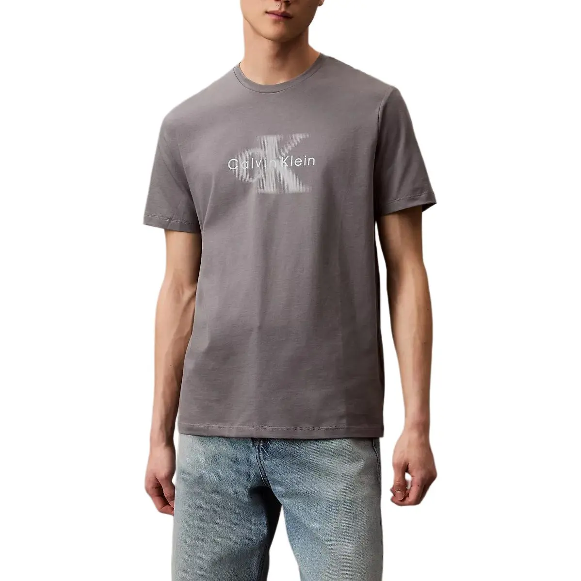 CALVIN KLEIN T Shirt Men's Gray