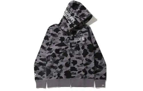 A BATHING APE Sweatshirts Men's Hooded Moderate Cardigan