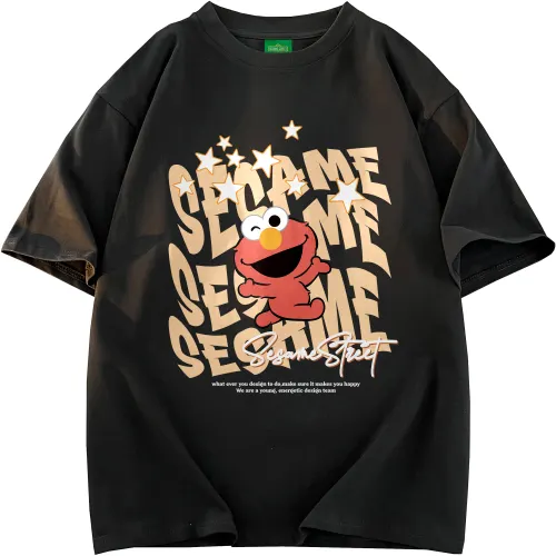 SESAME STREET T Shirts Unisex Crew Neck Moderate Straight Fit