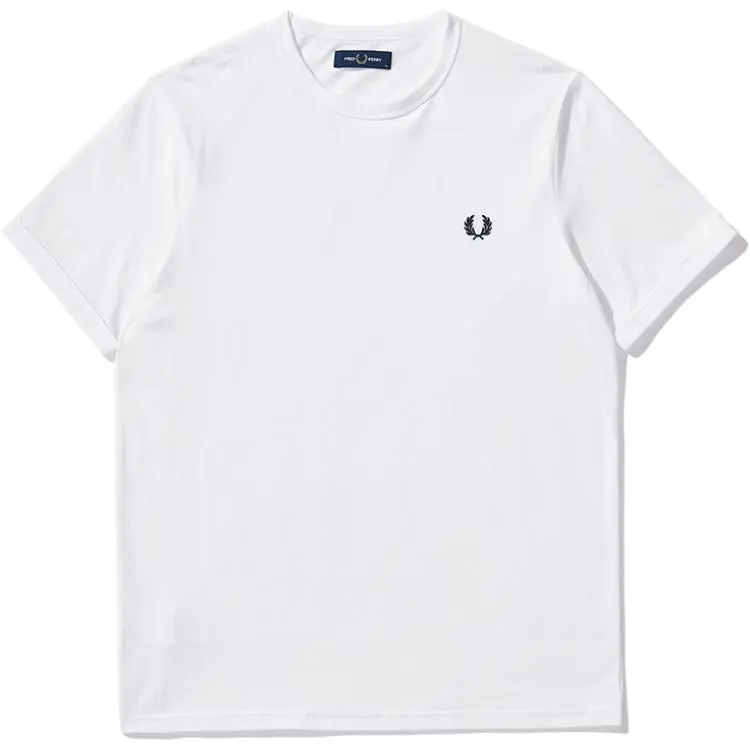 Fred Perry logo-embroidered cotton T-shirt
