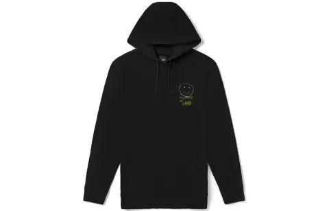 Vans Sweatshirts Unisex Black Hooded Moderate Straight Fit