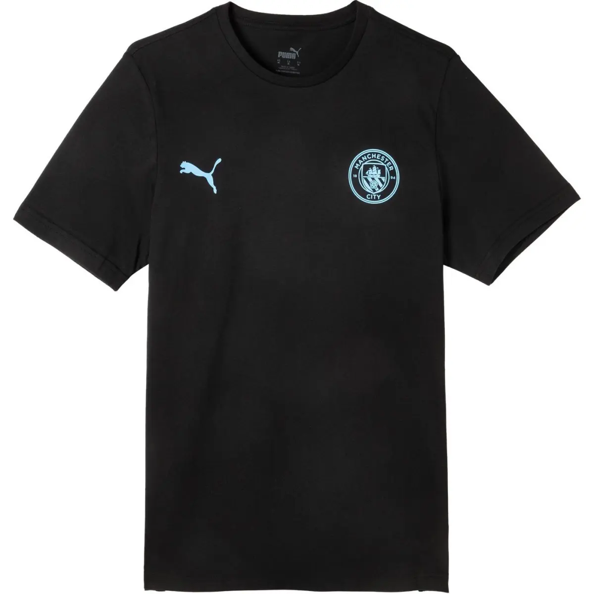 PUMA T-Shirts Men's Black Crew Neck