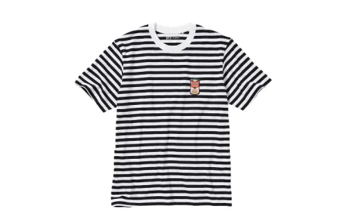 UNIQLO T Shirts Unisex 09 Black Crew Neck Thickened