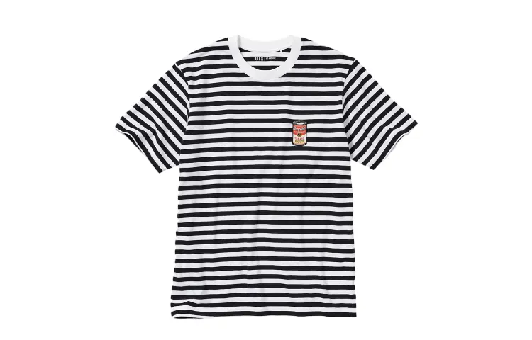 UNIQLO T Shirts Unisex 09 Black Crew Neck Thickened