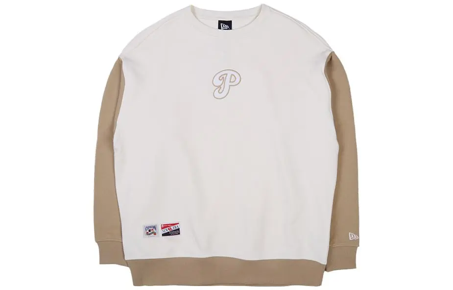 New Era Sweatshirt Unisex Ivory White