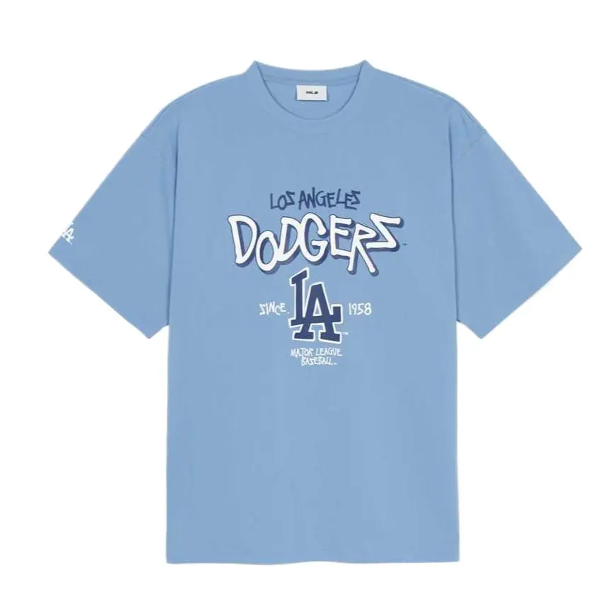 MLB Los Angeles Dodgers T Shirt Unisex Sky Blue