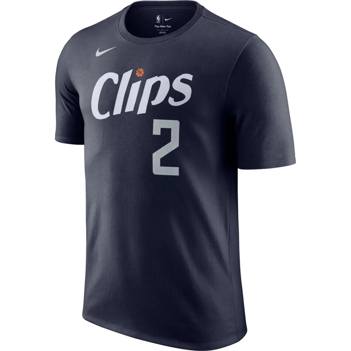 Nike T-Shirts Men's Marine Blue Crew Neck Moderate Straight Fit