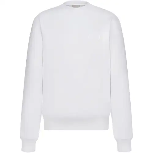 DIOR Quarterly New Products Sweatshirts Men's White Crew Neck Moderate Heavyweight