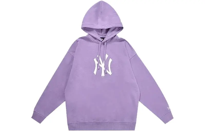 New Era Sweatshirts Unisex Purple Hooded (Non-detachable) Moderate