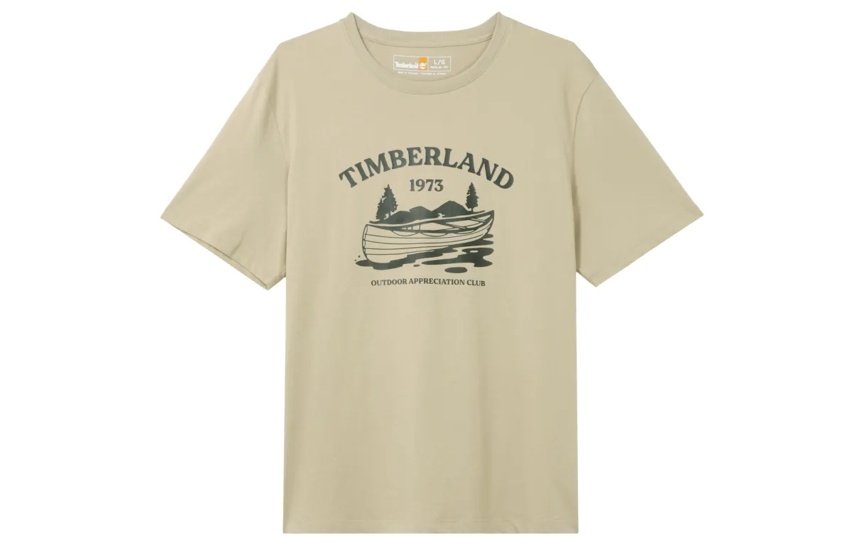 Timberland T Shirt Men's Mud Gray
