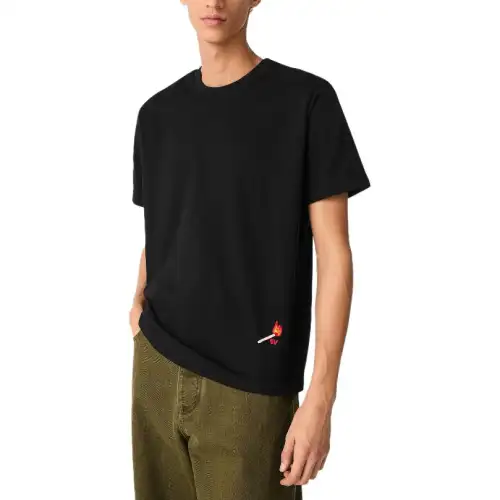 Bottega Veneta Match Embroidered Crewneck T Shirt