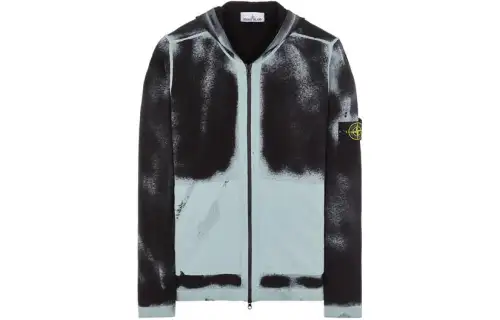 STONE ISLAND Sweatshirts Men's Blue Black Hooded Moderate Other