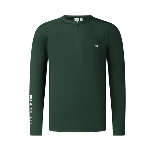FILA T Shirts Men's Ocean Green Crew Neck