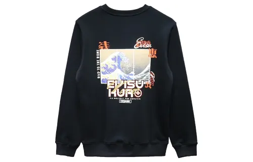 EVISU Sweatshirts Men's Crew Neck Moderate Heavyweight