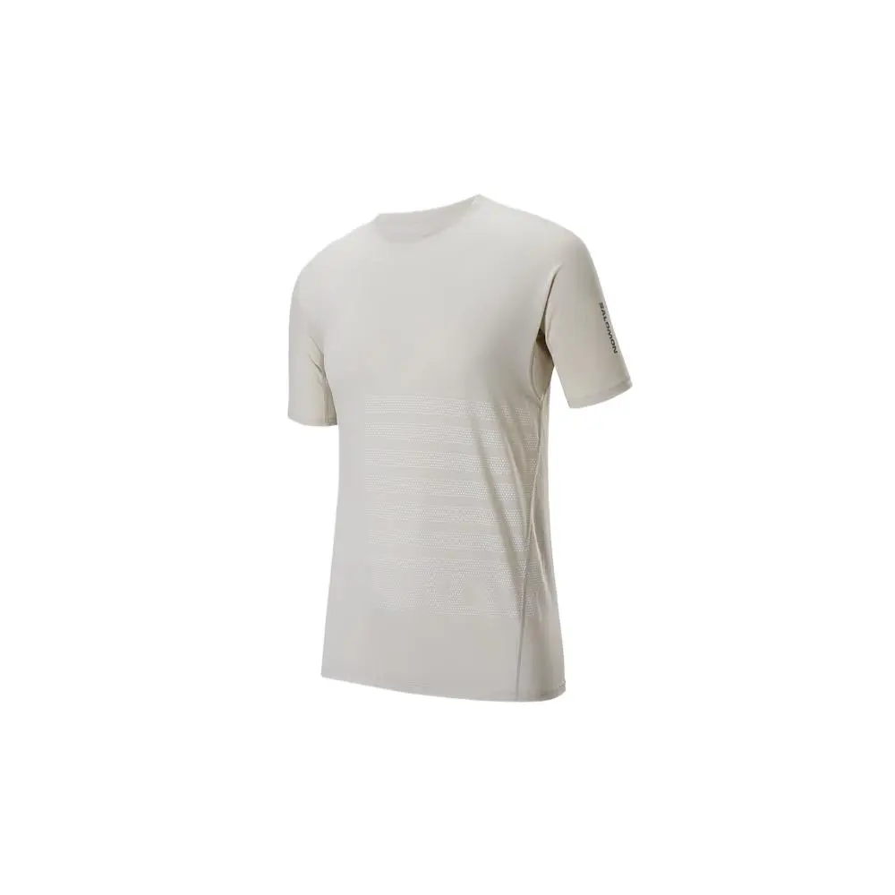SALOMON SENSE AERO Quick Dry T Shirts Men's Earth Gray