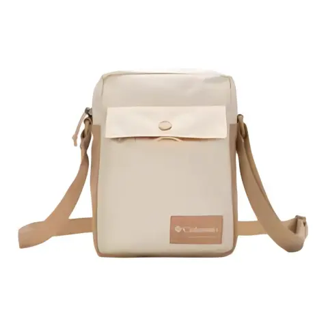 Columbia 2.5L Shoulder Bag, Crossbody Bag, Outdoor Bag Fabric Beige Unisex