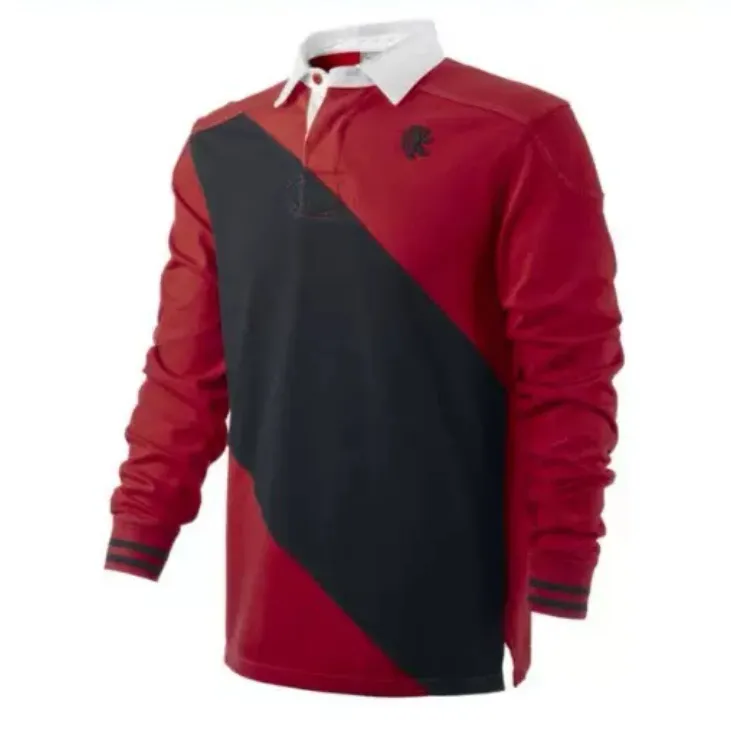 Nike Sweatshirts Men's Red Polo Collar Moderate Straight Fit