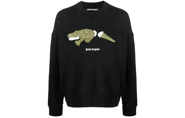 PALM ANGELS Crocodile Crewneck