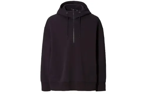 UNIQLO X Jil Sander Dry Sweat Half Zip Pullover Hoodie